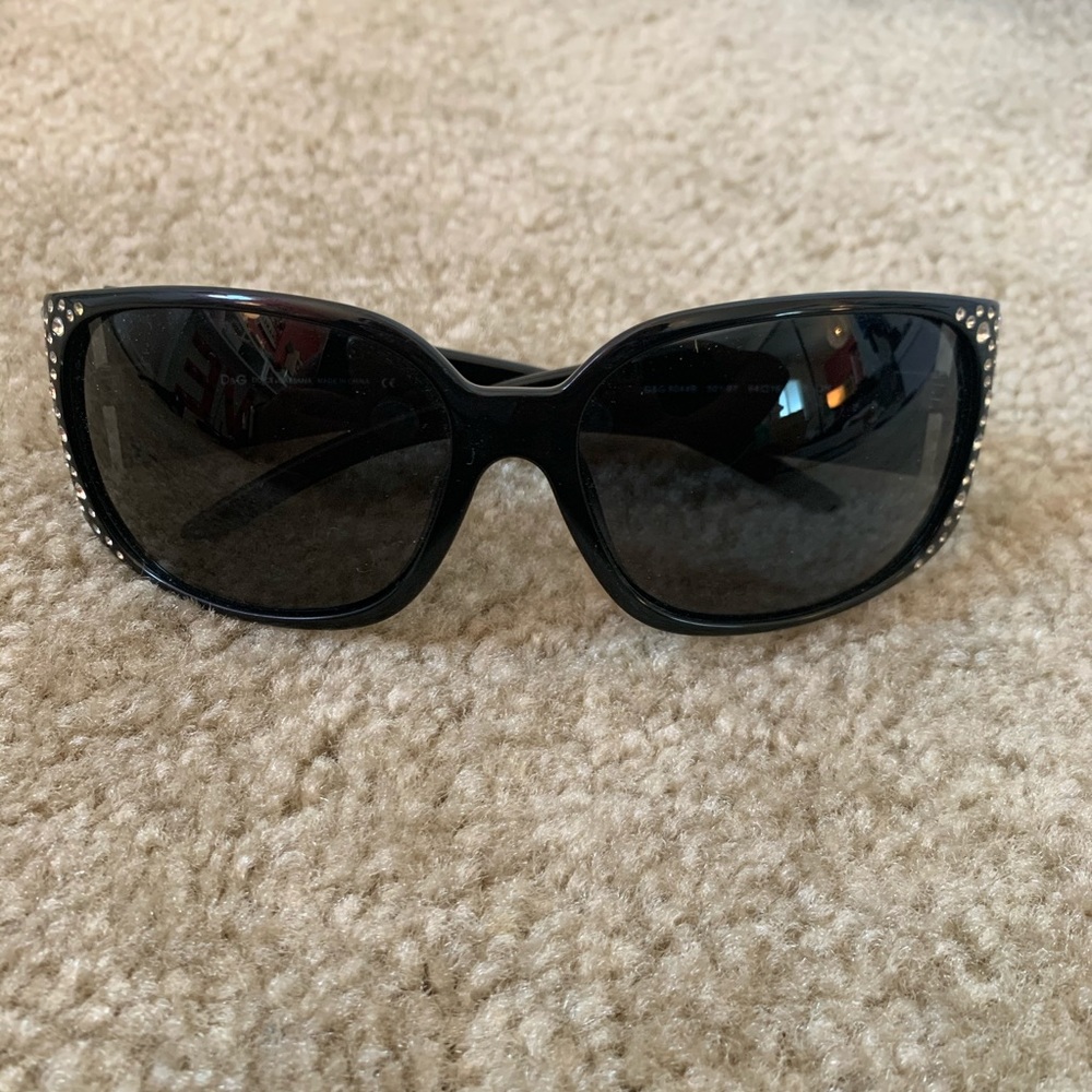 Authentic Dolce & Gabbana rhinestone sunglasses
